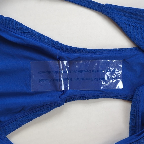 NWT Love & Sports Classic Coverage Bikini Bottom XL Blue 16-18 - Picture 9 of 12